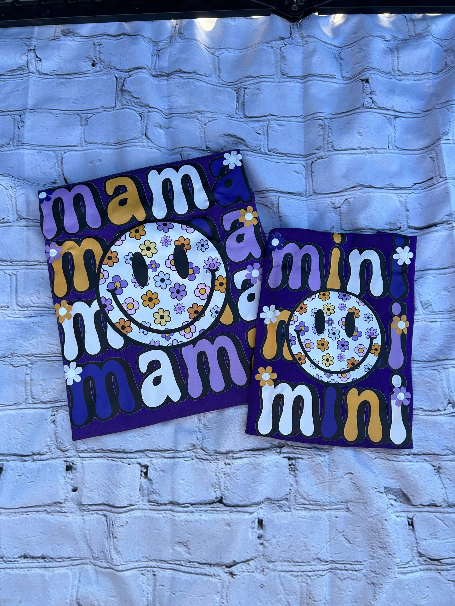 Mini purple floral tshirt