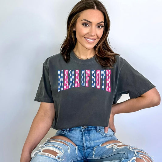 Mama of both comfort colors T-shirt