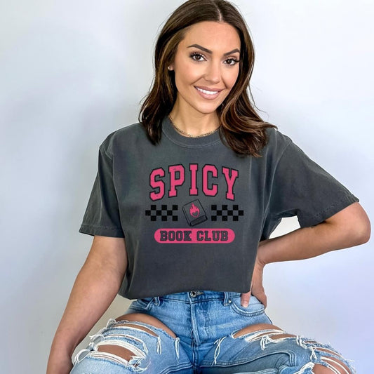 Spicy book club comfort colors T-shirt