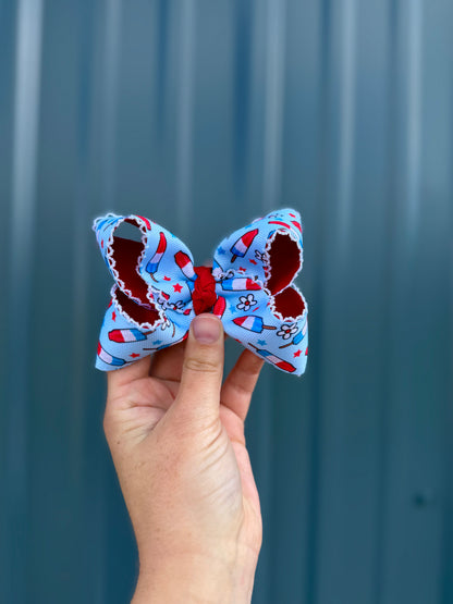 Popsicles ribbon bow