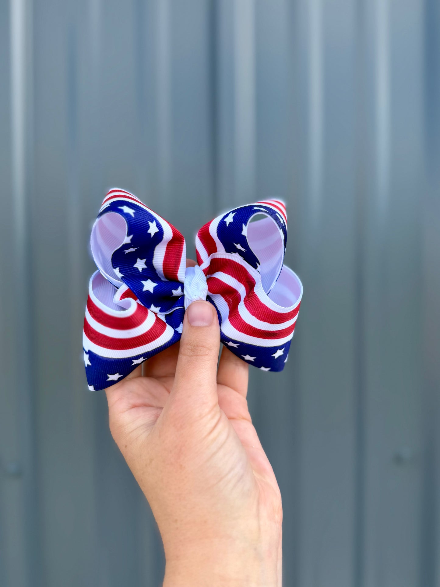Stars and Stripes ribbon bow