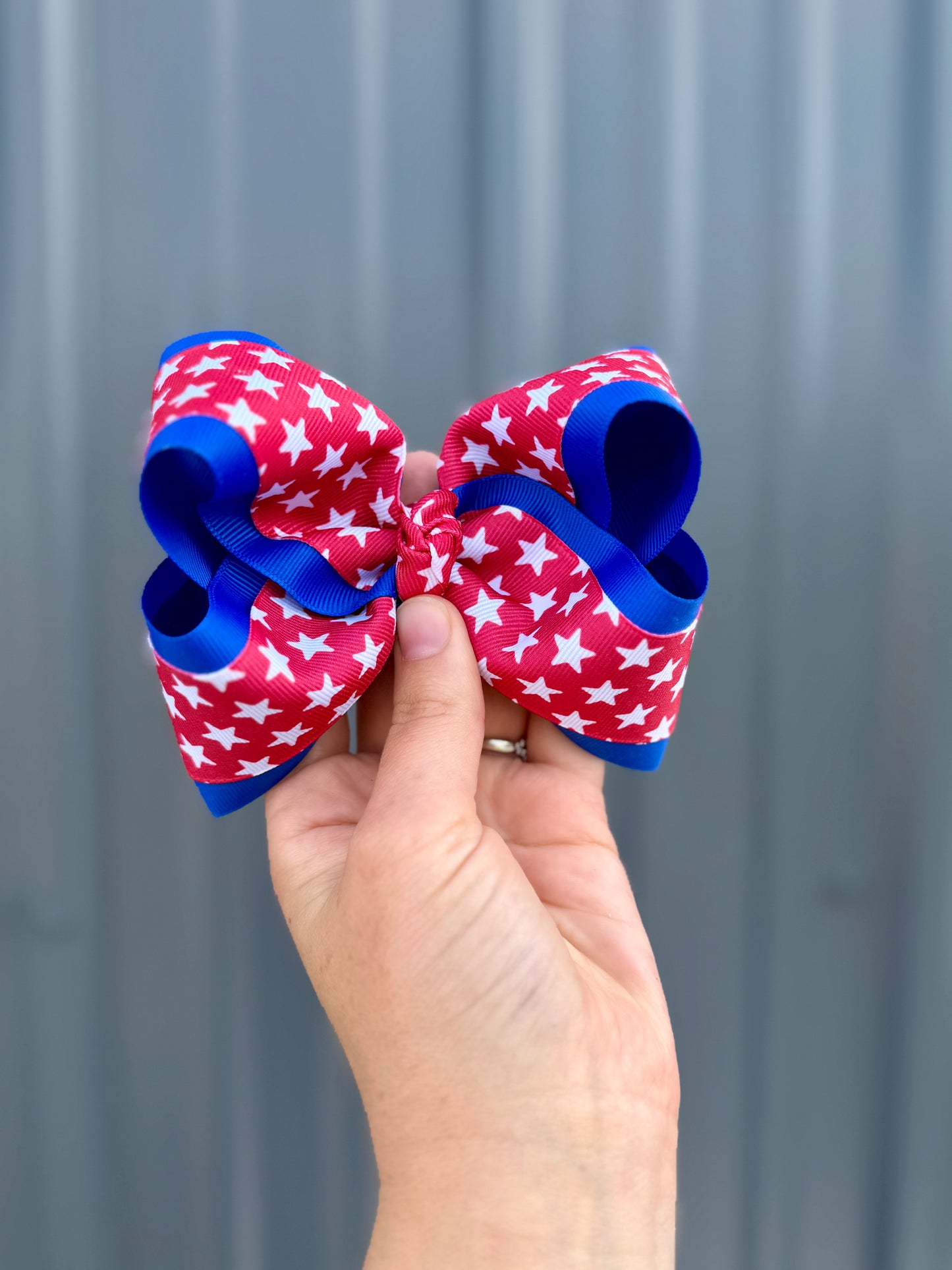 RWB ribbon bow