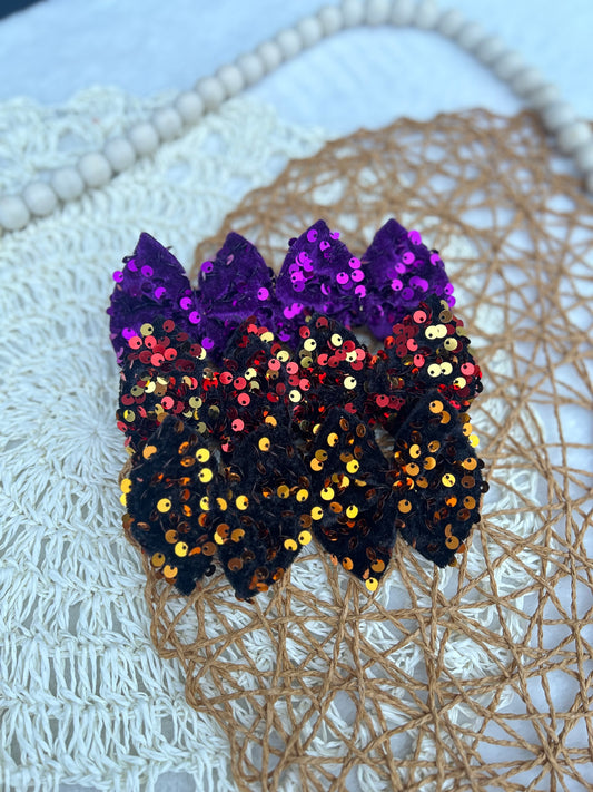 Fall sequins bow - many styles