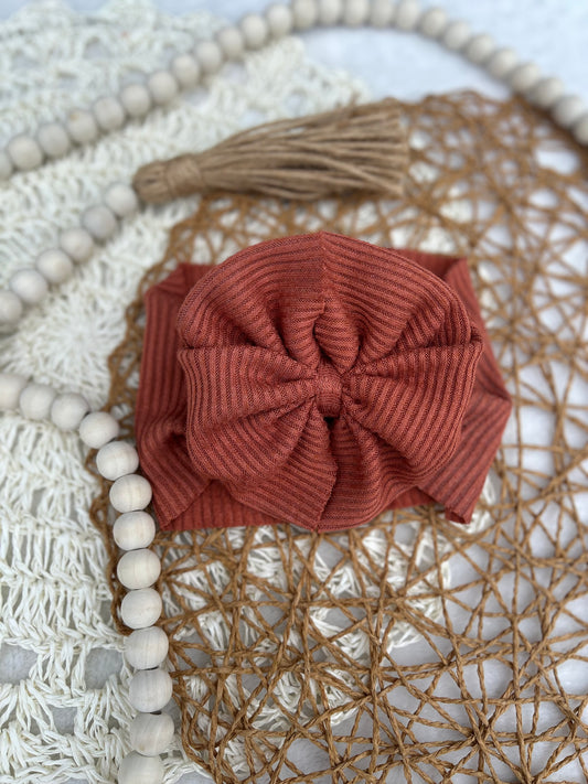 Rust sweater bow - many styles