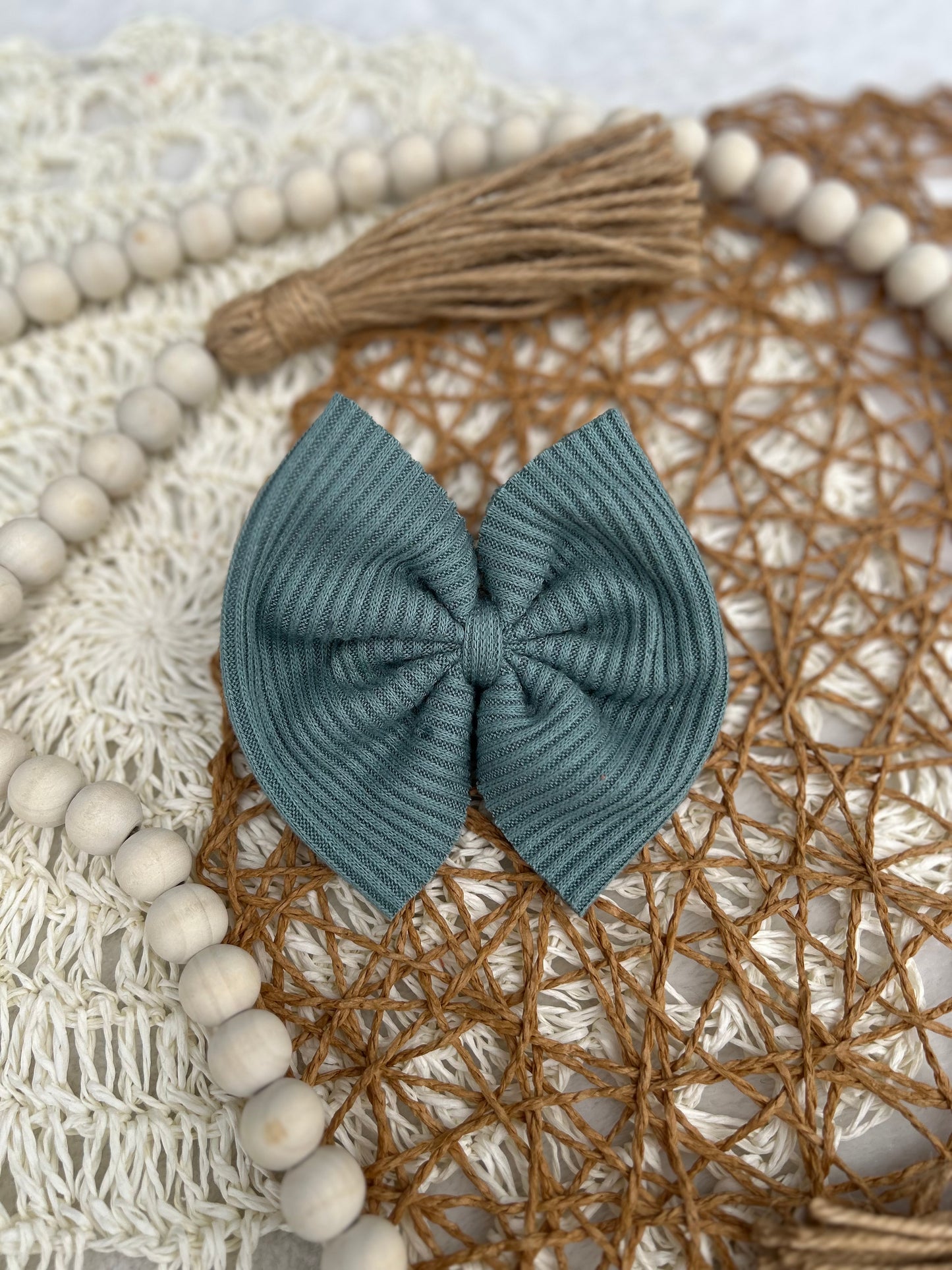 Seafoam sweater bow - many styles