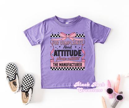 attitude tee - infant & toddler