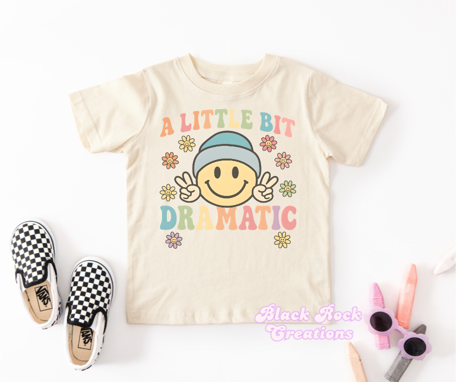 little bit dramatic tee - infant & toddler