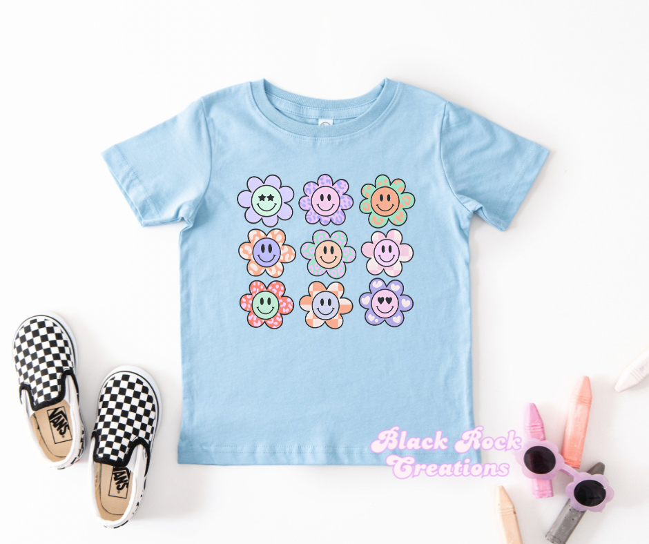 happy flowers tee - infant & toddler