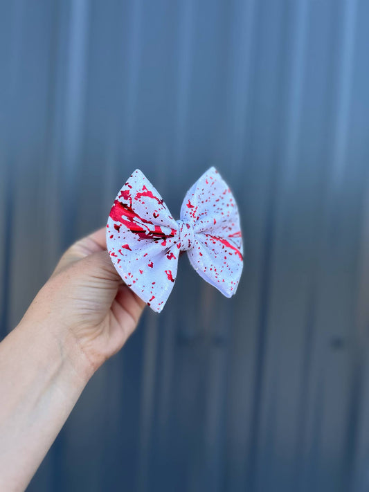 Layered splatter bows - many styles