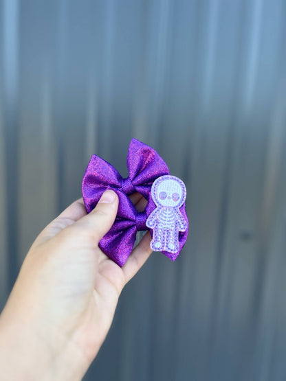 Skeleton neon holo bows - more styles