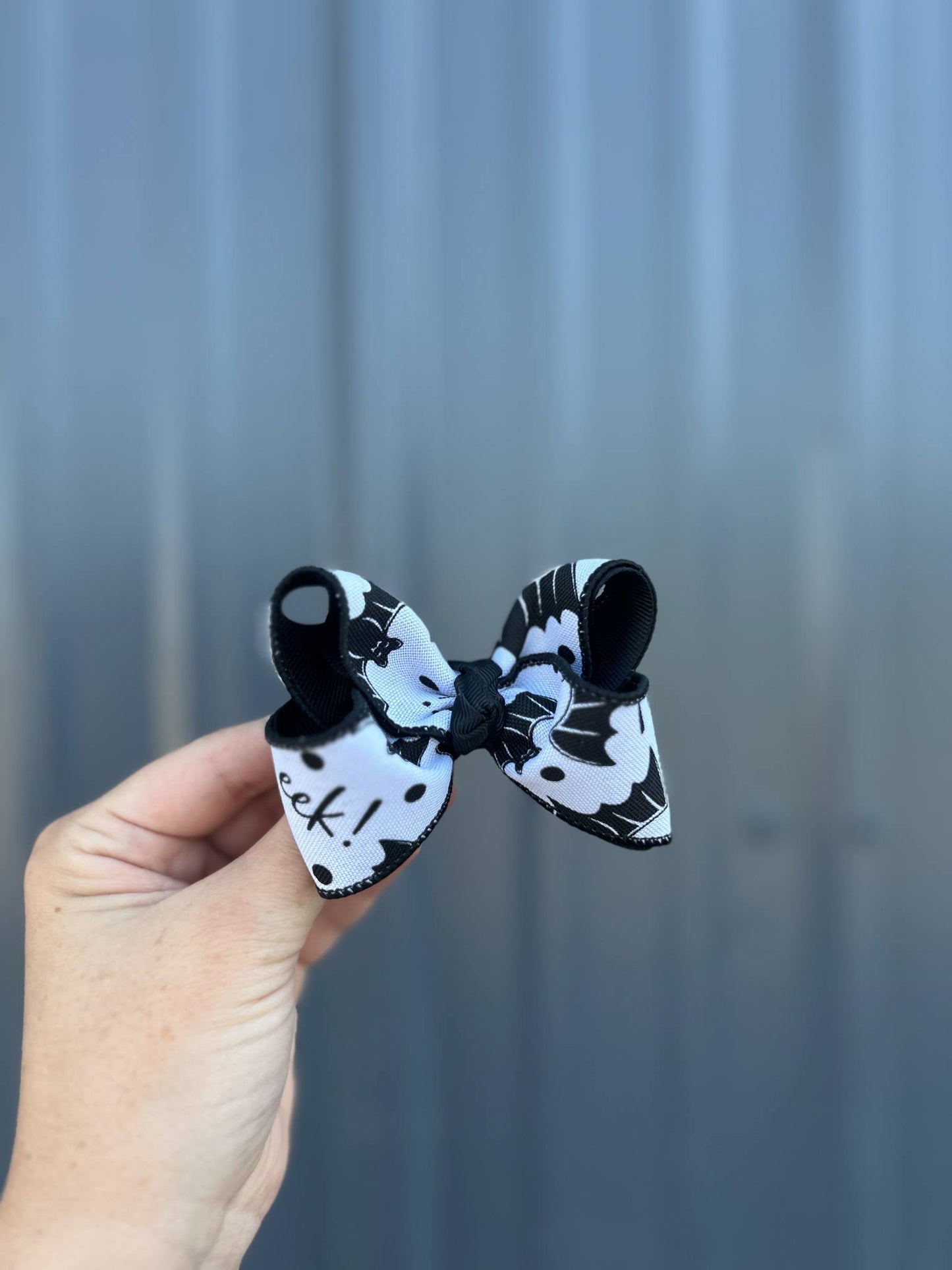 Eeeeeek ribbon bow - 4" or 3.5"
