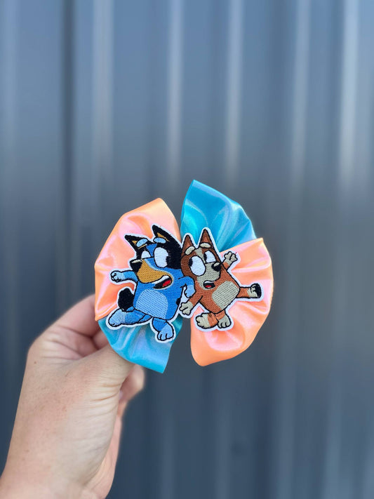 Dog messy bows - single or piggies