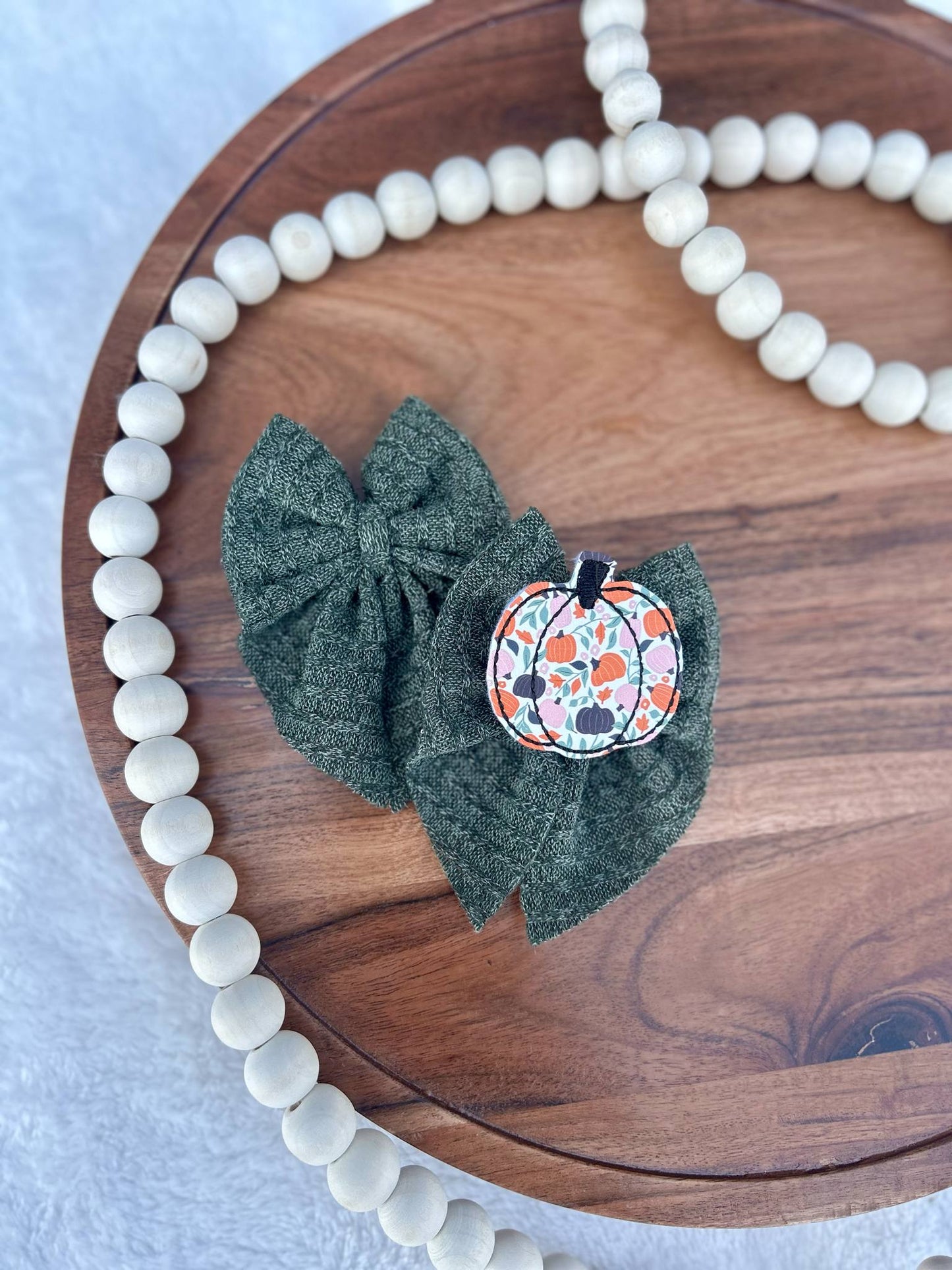 Feltie ONLY add on - floral pumpkin