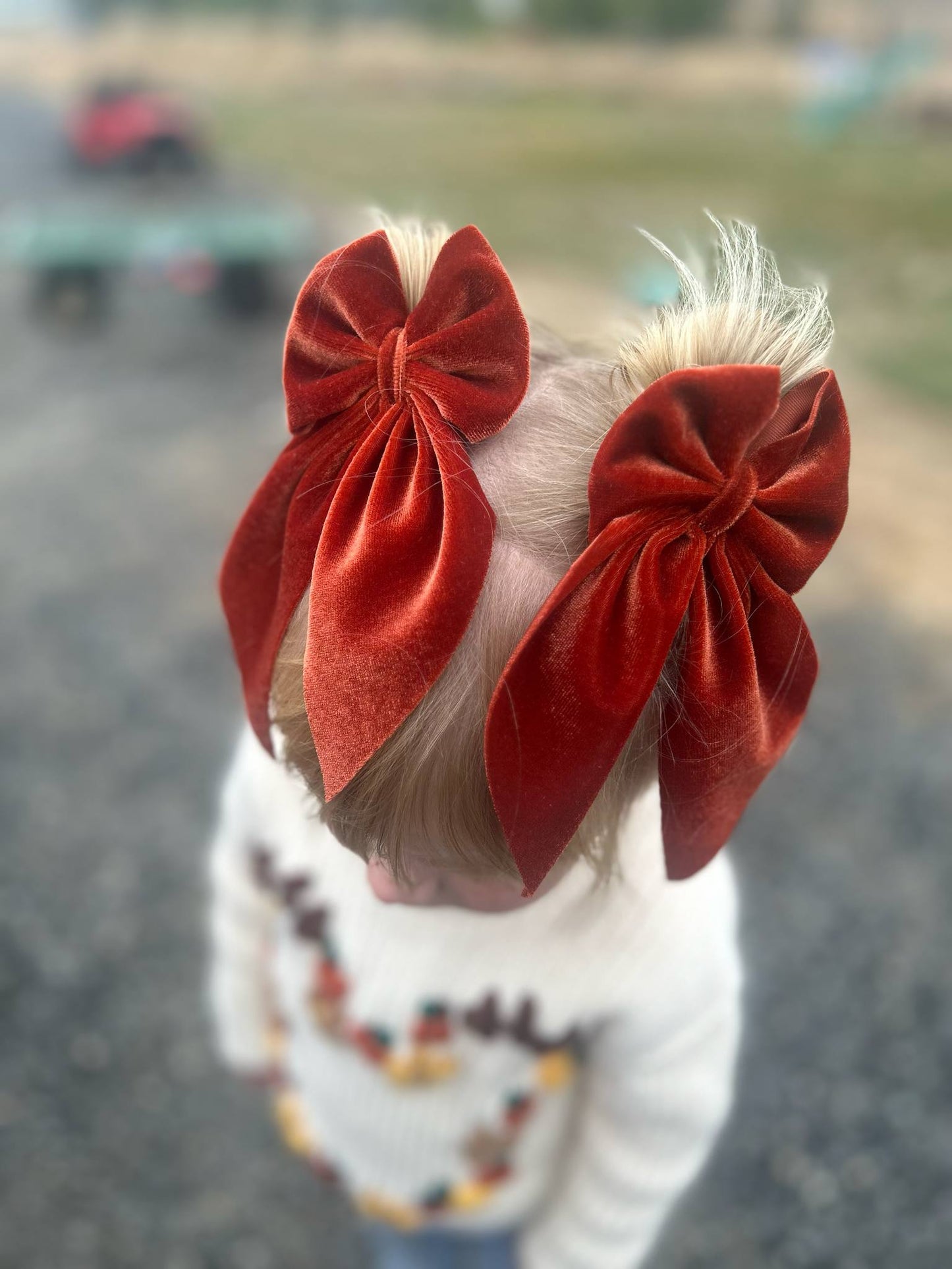 3" long tail sailor piggies - velvet fabric