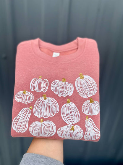 Pumpkins toddler sweatshirt