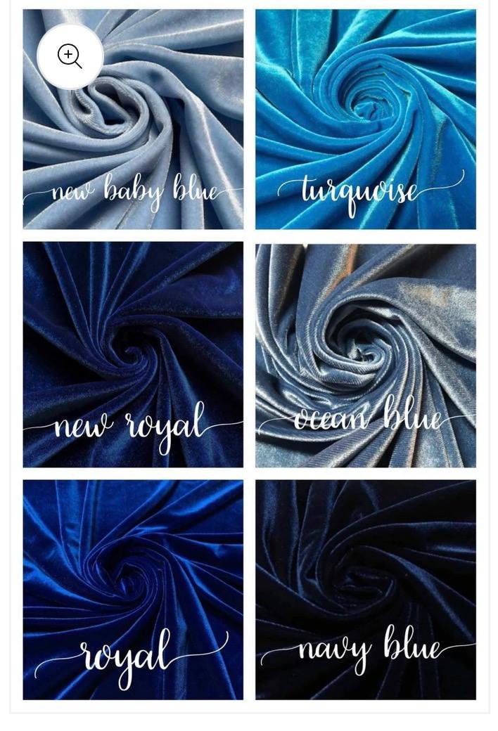 3" long tail sailor piggies - velvet fabric