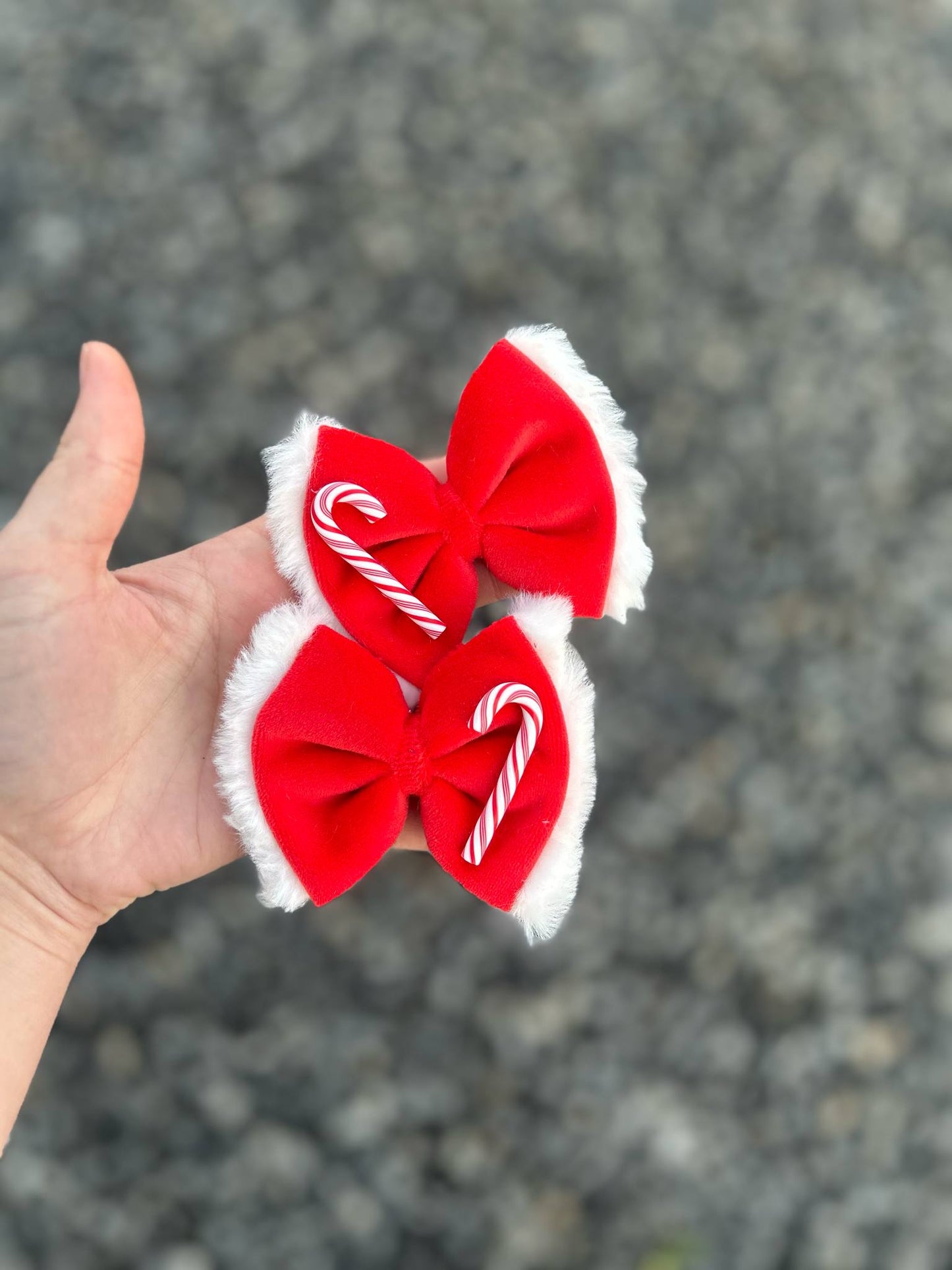 Candy cane bow - all styles