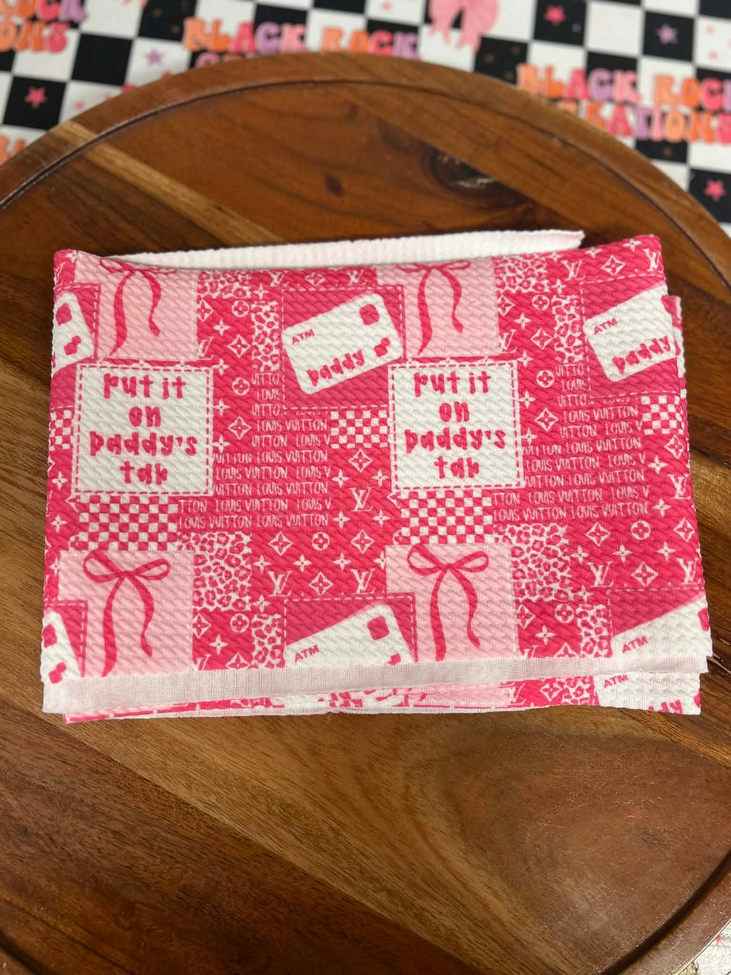 Put it on daddy's tab bows - all styles LEAVE HARDWARE IN NOTES PLZ (CLIP OR NYLON)