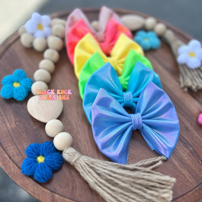Spandex Holo bows 2.0 - more styles