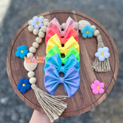 Spandex Holo bows 2.0 - more styles