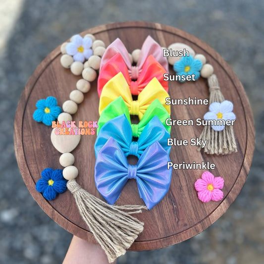 Spandex Holo bows 2.0 - more styles
