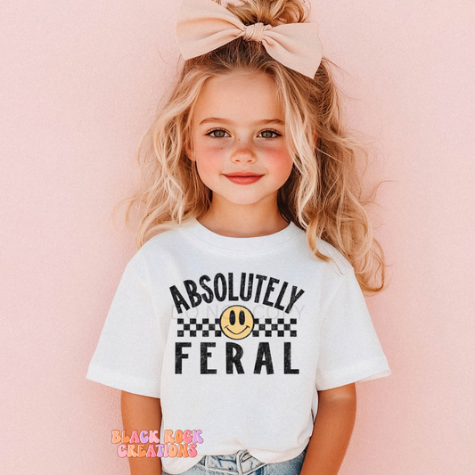 absolutely feral toddler tee