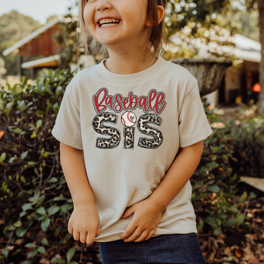 Baseball sis toddler tshirt