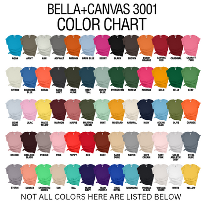 football family personalized tshirt bella canvas
