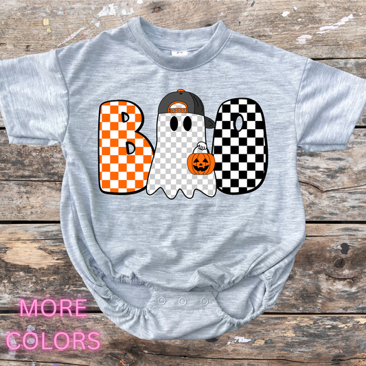 boo boy short sleeve bubble romper short sleeve