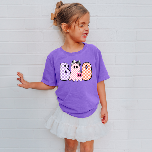 Boo girl toddler tee