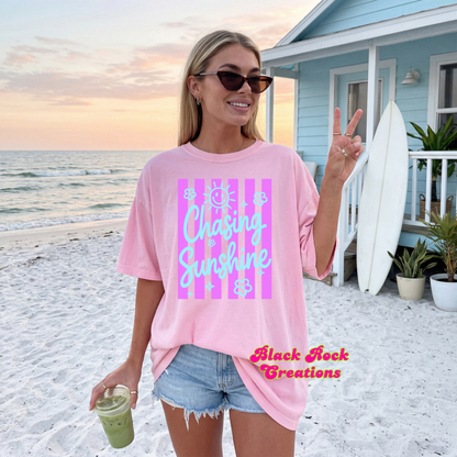 Chasing sunshine comfort colors tshirt