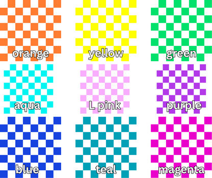 Checkerd puff bows with rhinestone center
