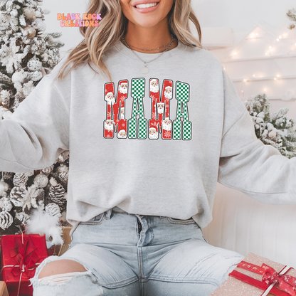 Christmas mama sweatshirt