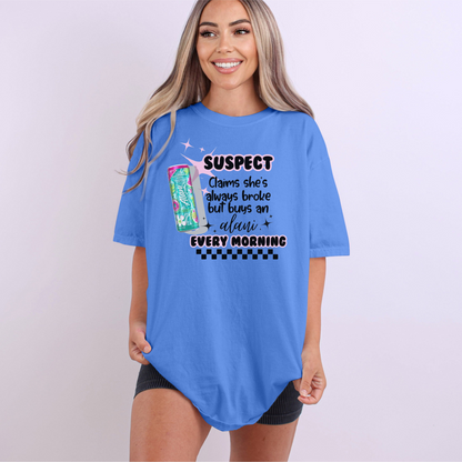 claims she's broke comfort colors tshirt