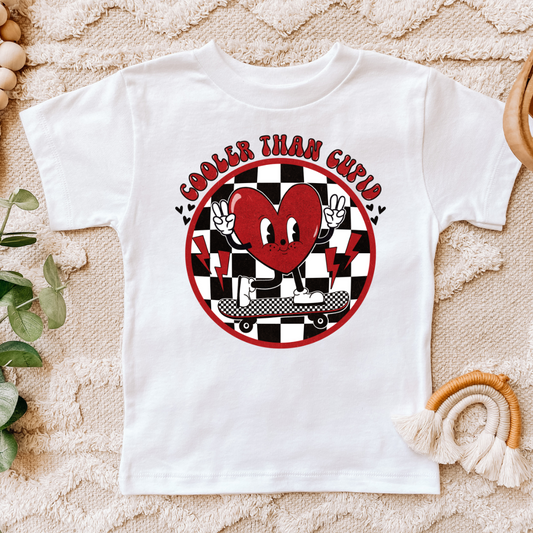 cooler than cupid boys valentines day tee