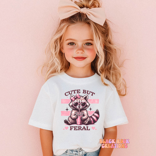 cute but feral toddler tee