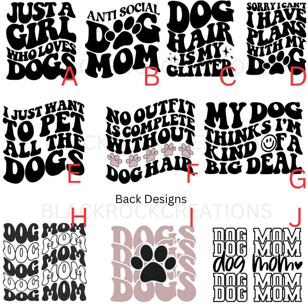 Dog lover shirts - choose designs