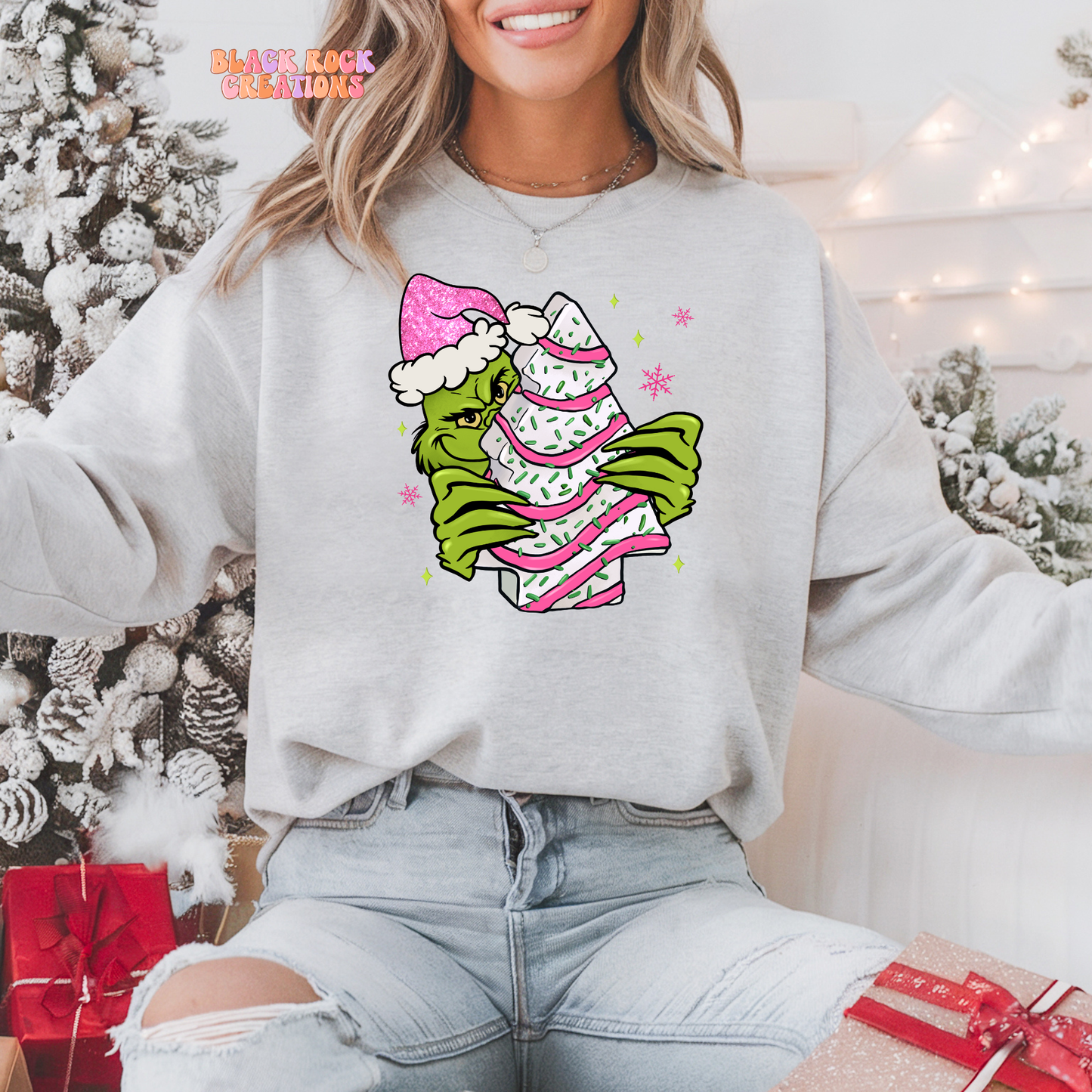 Christmas cake sweatshirt