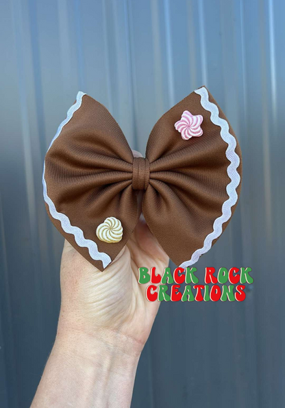 Gingerbread bows - more styles