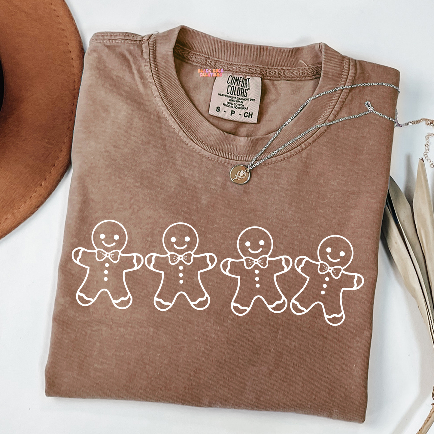 Gingerbread comfort colors tshirt