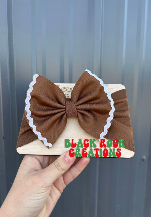 Gingerbread bows - more styles