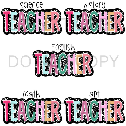 Teacher composition back to school comfort colors tshirt
