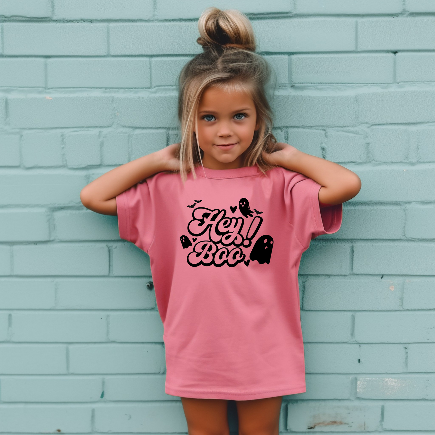 Hey boo toddler tee