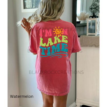 its a good day to go to the lake comfort colors t-shirt