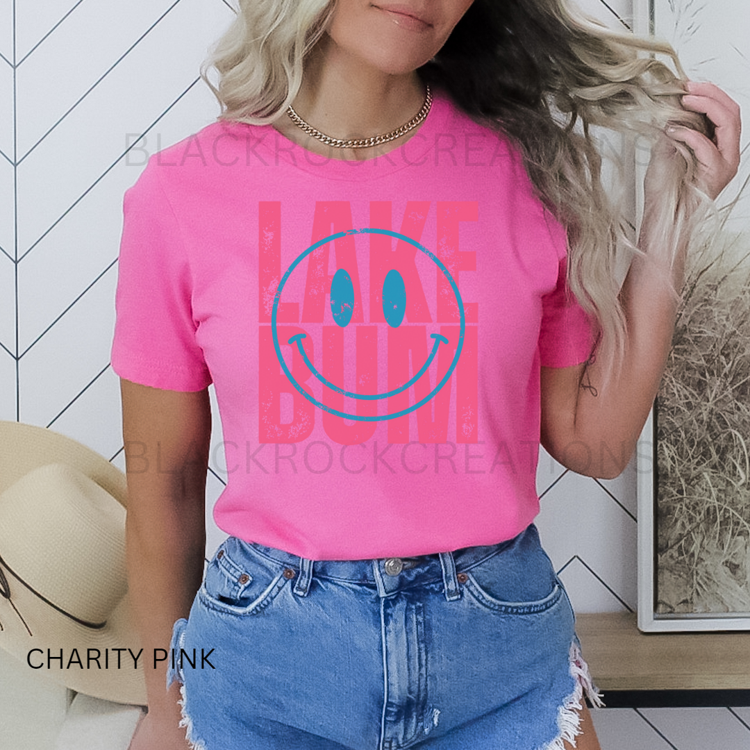 lake bum tshirt bella canvas