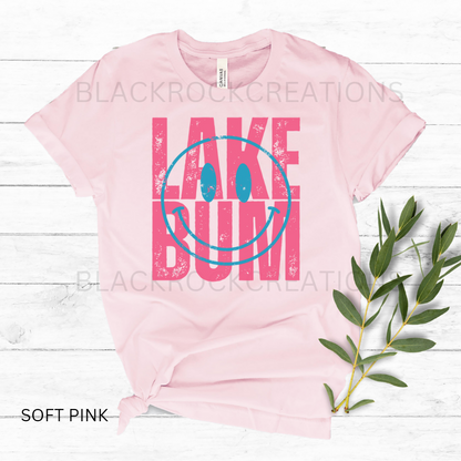 lake bum tshirt bella canvas