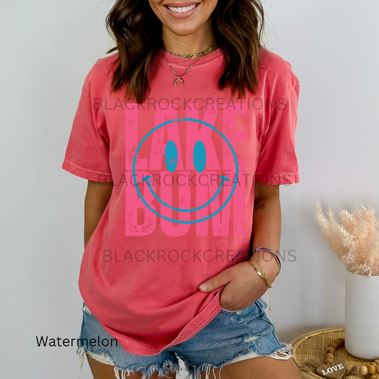 Lake Bum comfort colors t-shirt