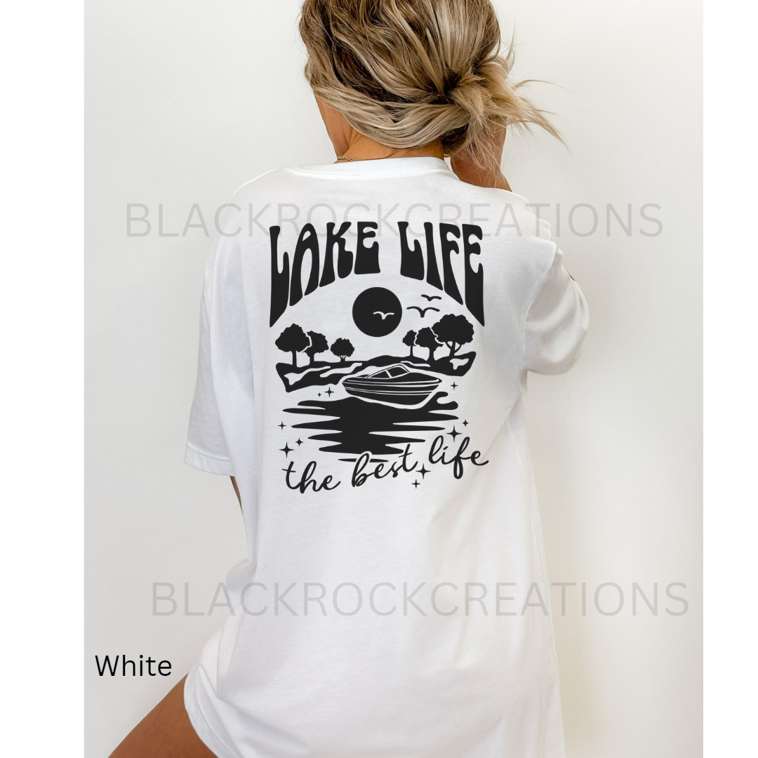lake life is the best life tshirt bella canvas