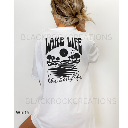 lake life is the best life tshirt bella canvas