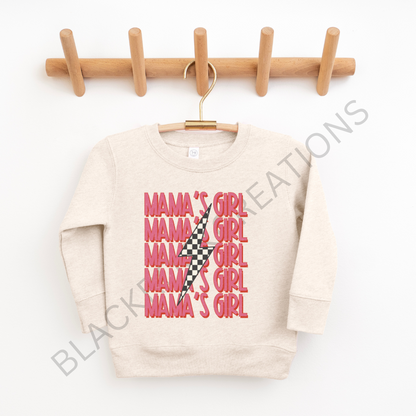 mamas girl toddler sweatshirt